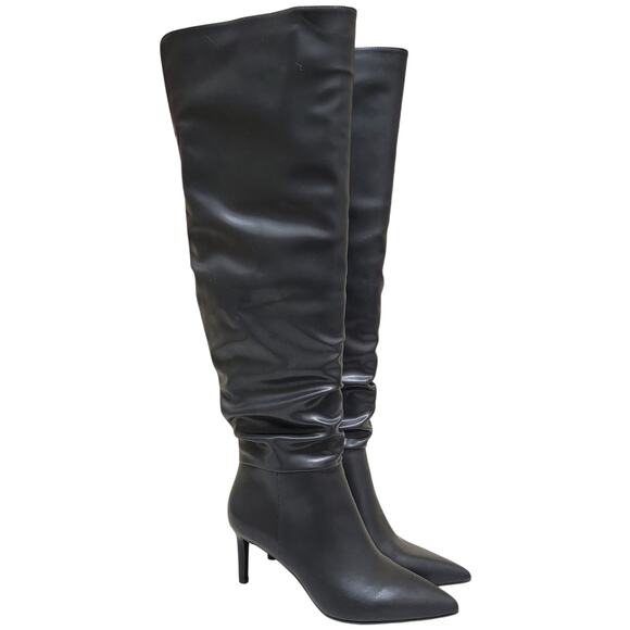 INC International Concepts Shoes - INC INTL Concepts Women Damoni Over The Knee Dress Boots Size US 7M Black
